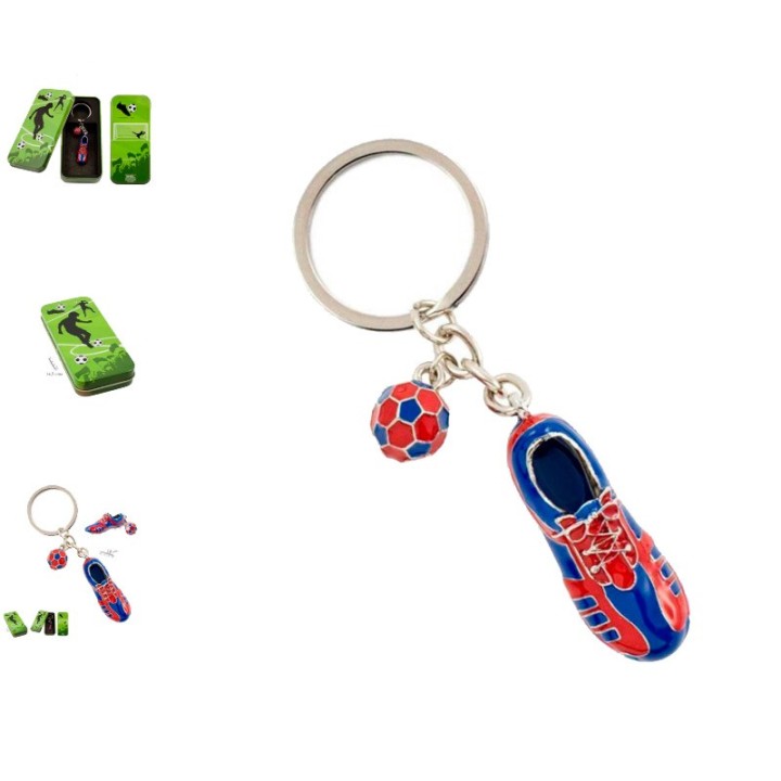 Llavero bota de fútbol del F. C. Barcelona