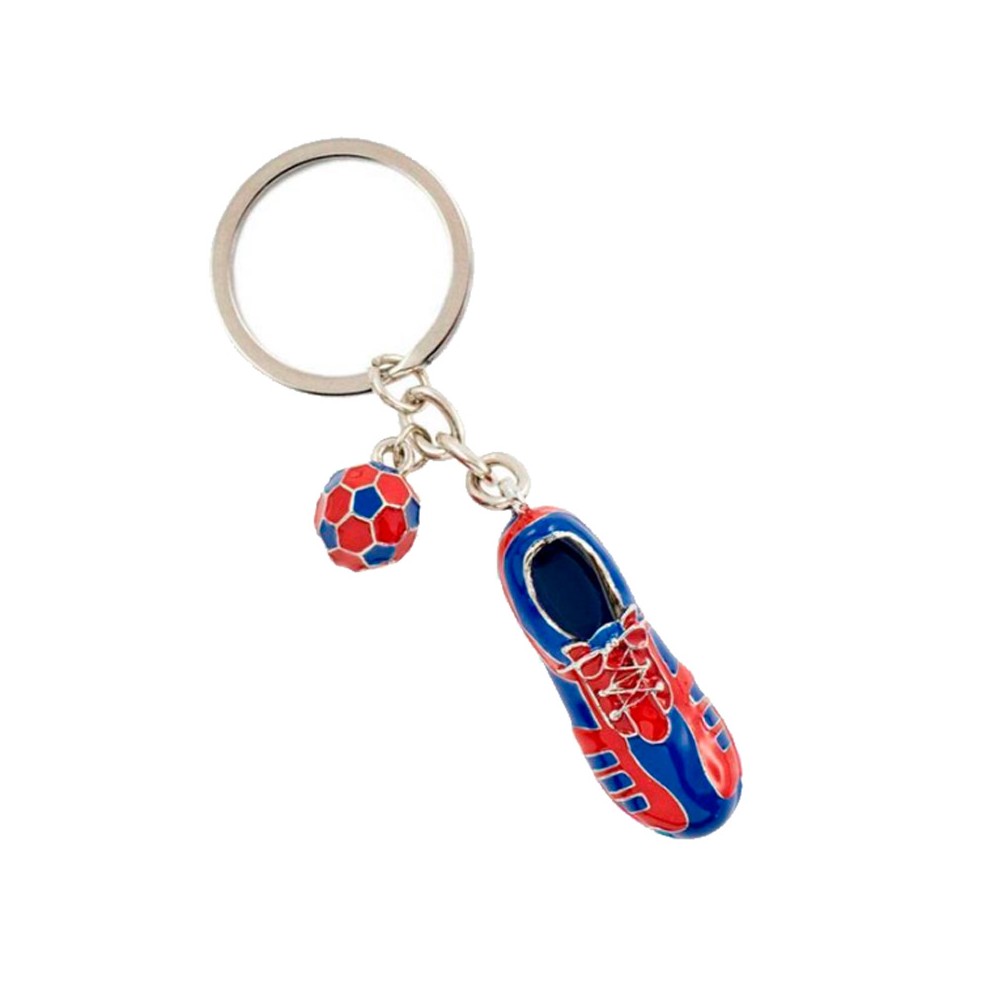 Llavero bota de fútbol del F. C. Barcelona