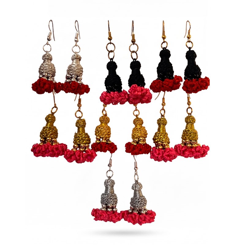 Pendientes "Machos de chaquetilla" colores