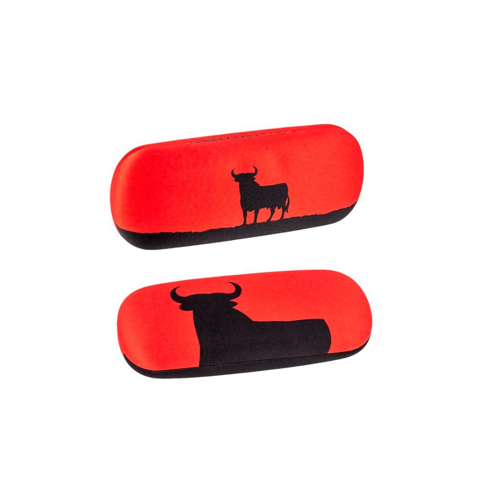 Funda de Gafas Taurina Oficial Toro de Osborne con Paño Microfibra