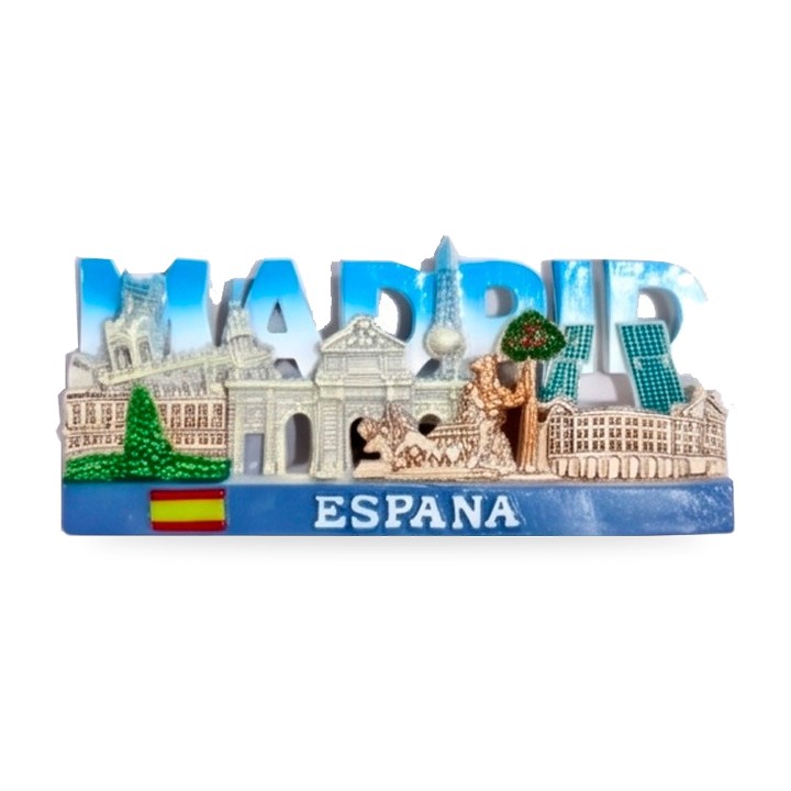 Calamita con monumenti di Madrid, modello 4