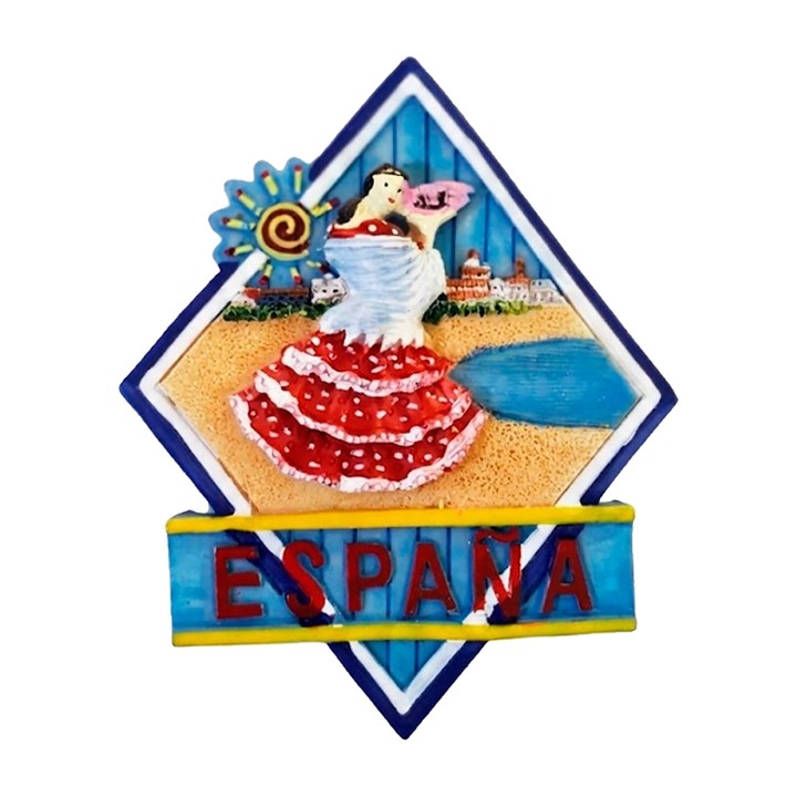 Calamita da frigo flamenco, modello 3
