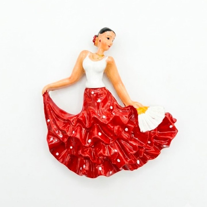 Íman de frigorífico flamenco, modelo 4