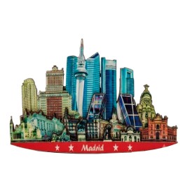 Aimant frigo en bois "Madrid"