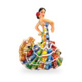 Magnet danseuse de flamenco en résine, sept modèles