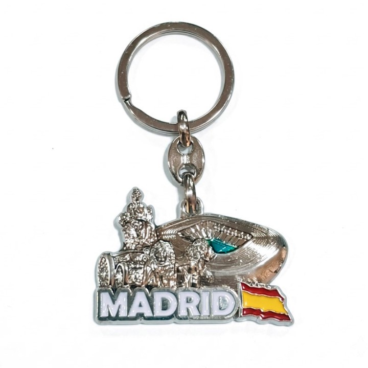 Keychain with Spain Soccer motifs