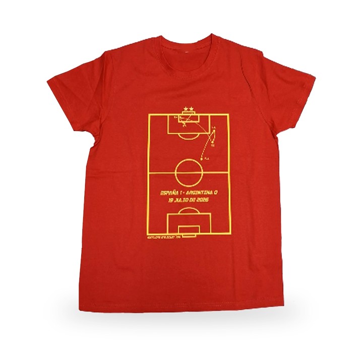 T-shirt comemorativa Espanha campeã do mundo 2026 – vista 2
