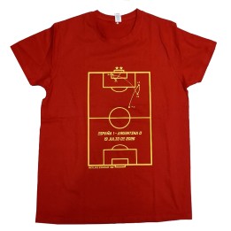 T-shirt comemorativa Espanha campeã do mundo 2026