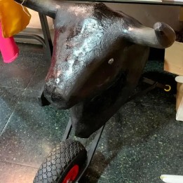 Bull training car for children