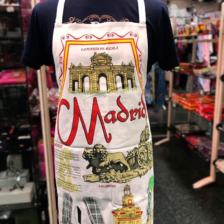 Tablier de cuisine Souvenir de Madrid