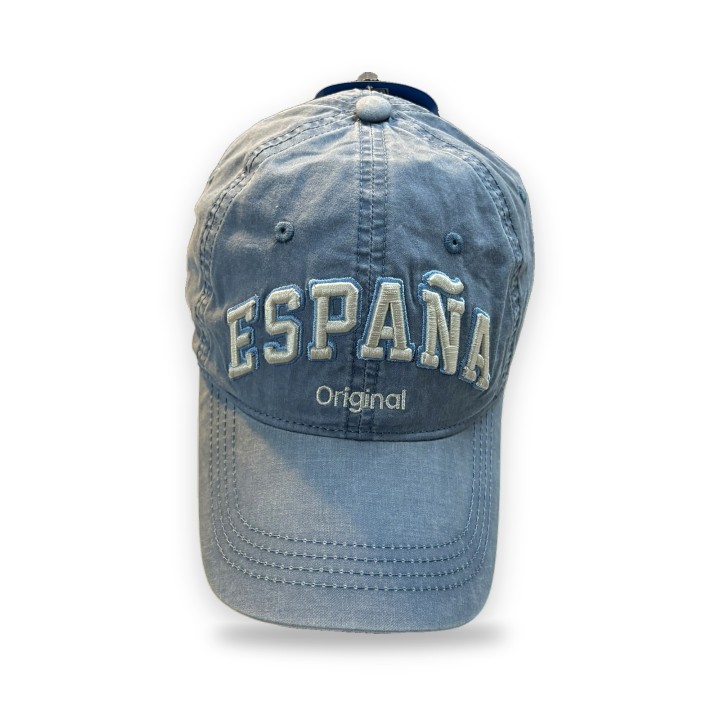 Robin-Ruth-Cap aus Denim mit gesticktem „España“