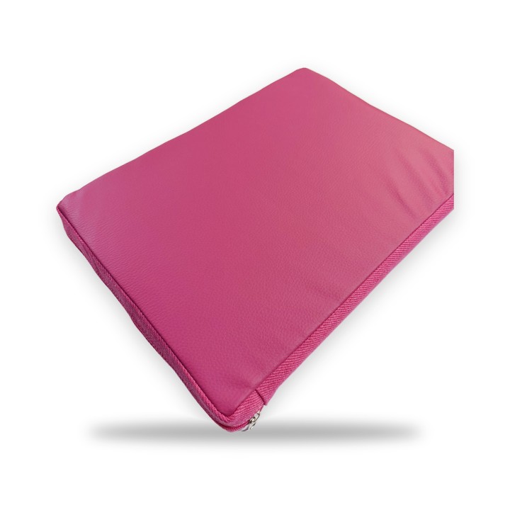 Coussin d'arènes fuchsia avec bande aux couleurs du drapeau espagnol