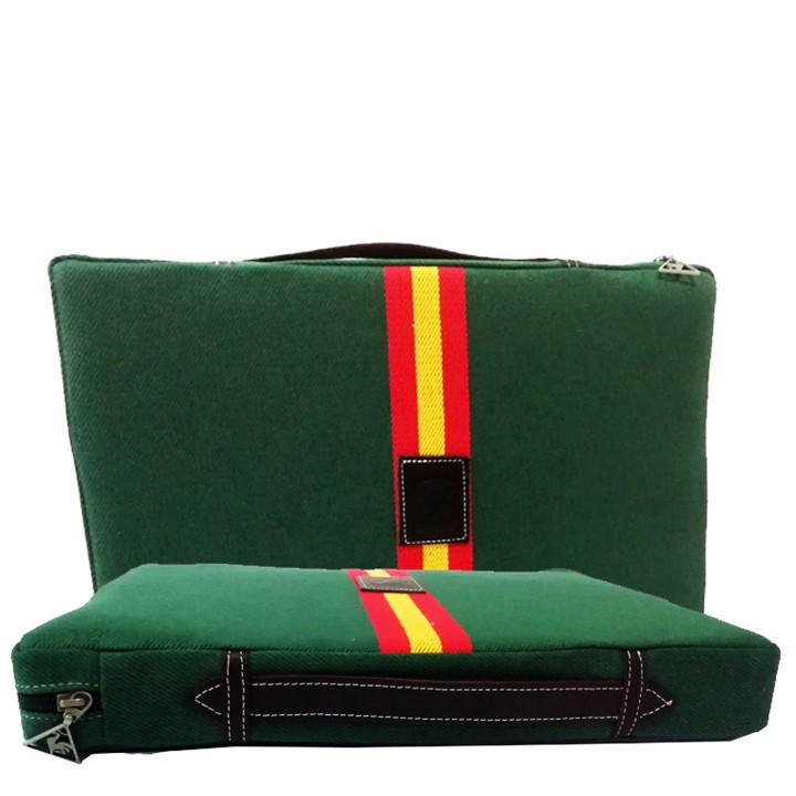 Almohadilla taurina verde Bandera de España