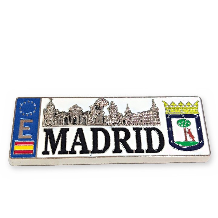 Aimant de frigo Madrid en métal 5