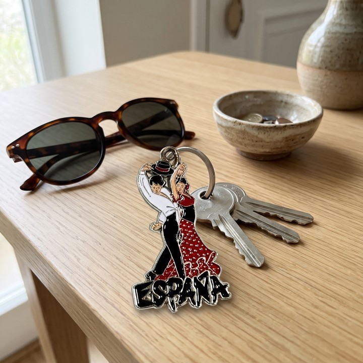 Llaveros Flamencos de Metal | Souvenirs de España | ZiNGS