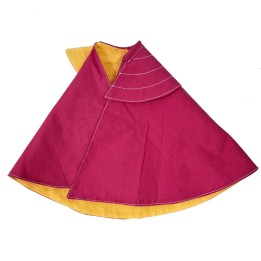 Children's pink and yellow Tergal bullfighter's capote with collar