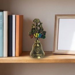 Metal souvenir bell of Madrid and Spain | ZiNGS