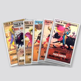 Carteles de toros personalizados con tu nombre: los seis modelos