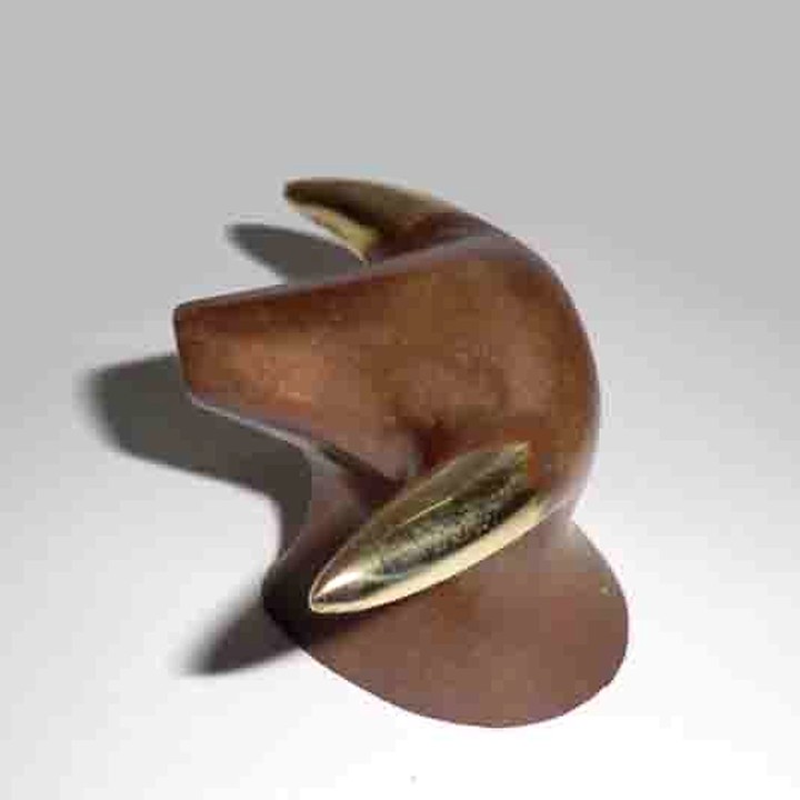 Sculpture en bronze Astas – vue 4