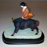 Bullfighter figure performing a pass – view 8