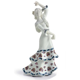 Figura de Porcelana Nadal "Gracia Española" Blanca (Estilo Gaudí)