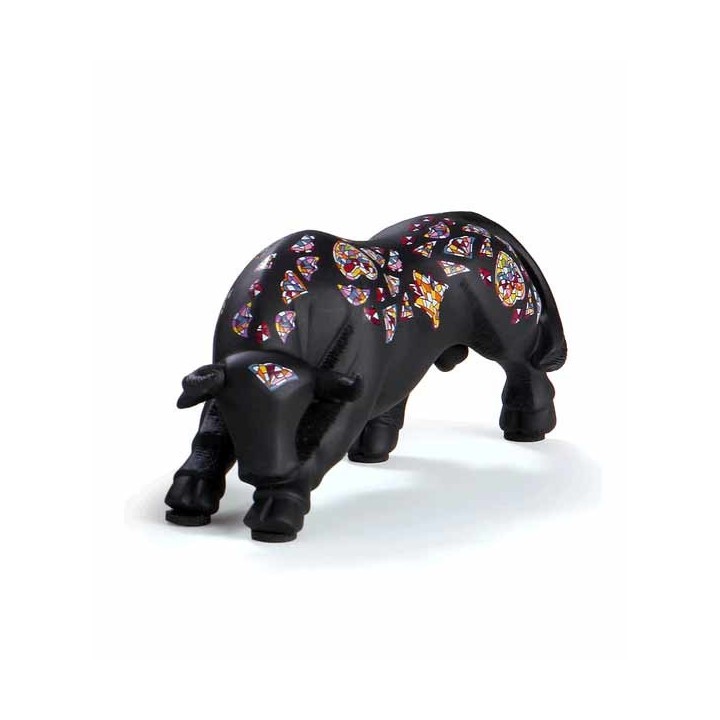 Figura Toro "Sirenes" agachado, de Nadal Studio