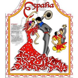 Flamenco and Bull Spanish Aprons