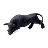 Figura de toro negro Memorys de Nadal en porcelana – vista 2