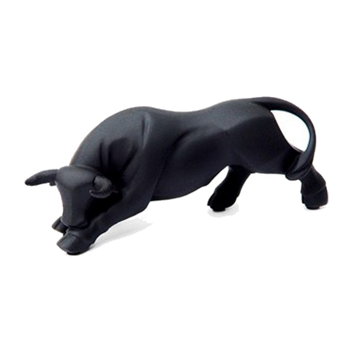 Figur schwarzer Stier Memorys von Nadal aus Porzellan – Ansicht 2