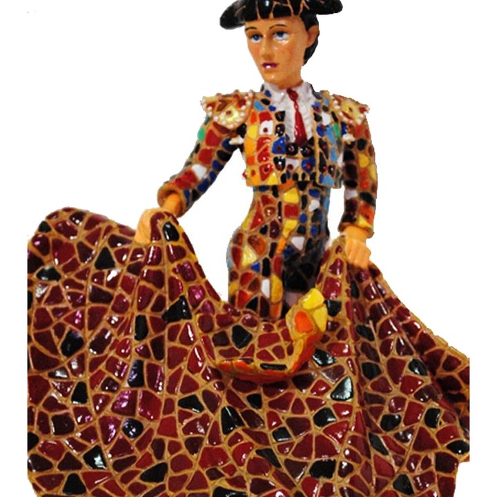 Torero-Figur im Trencadís-Stil von Barcino – Ansicht 2