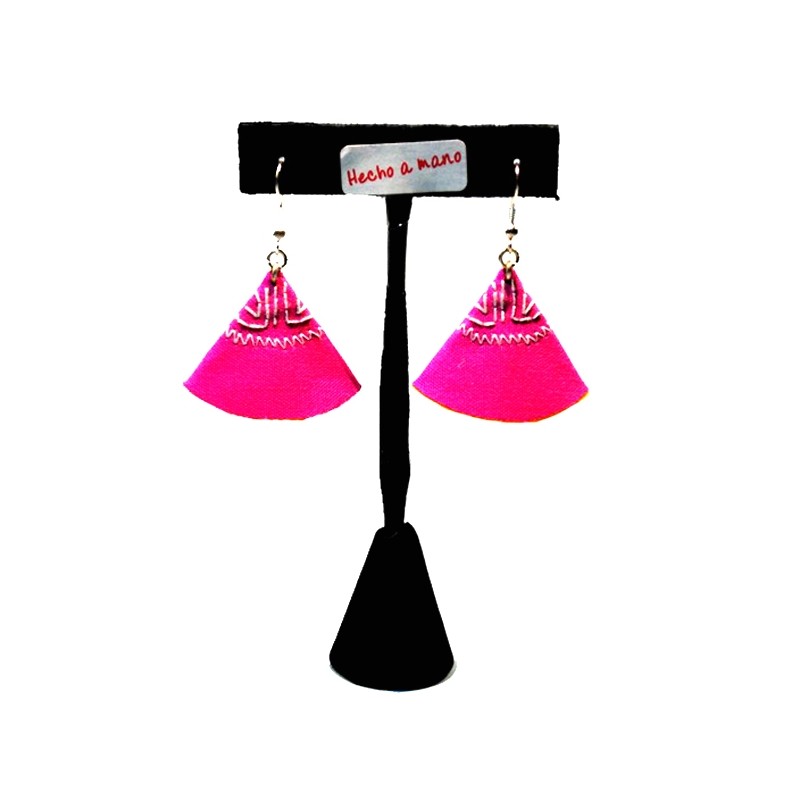 Bullfighting cape earrings, ZiNGS design Bullfighting cape earrings, ZiNGS design