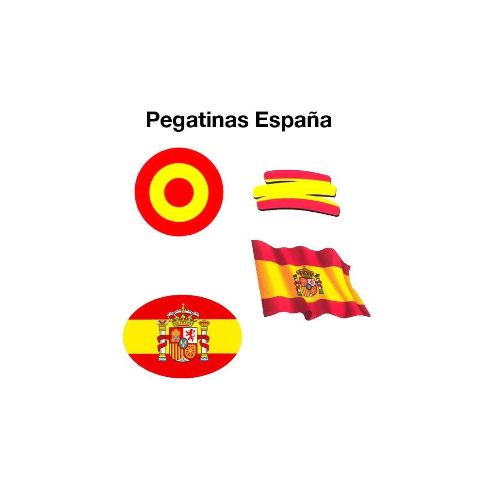 Pegatinas bandera España grande