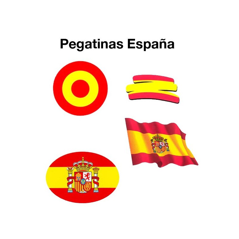 Spain flag stickers
