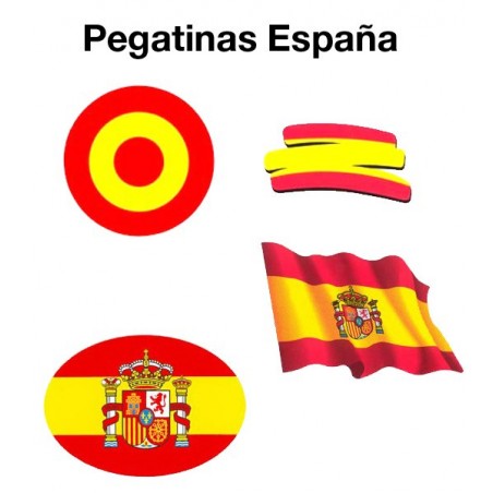 Spain flag stickers