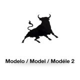 Leaping bull stickers – view 3