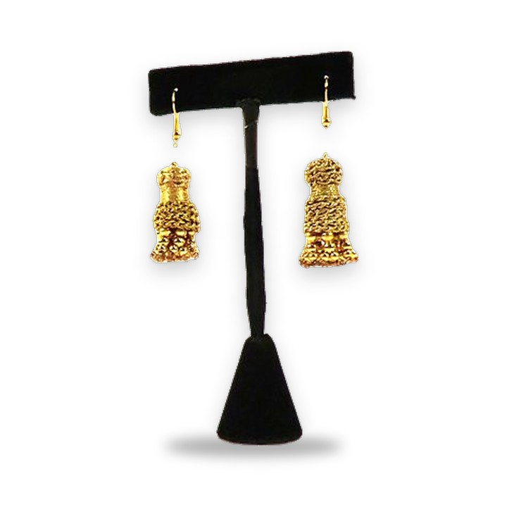 Machos suit of lights tassel earrings – view 4