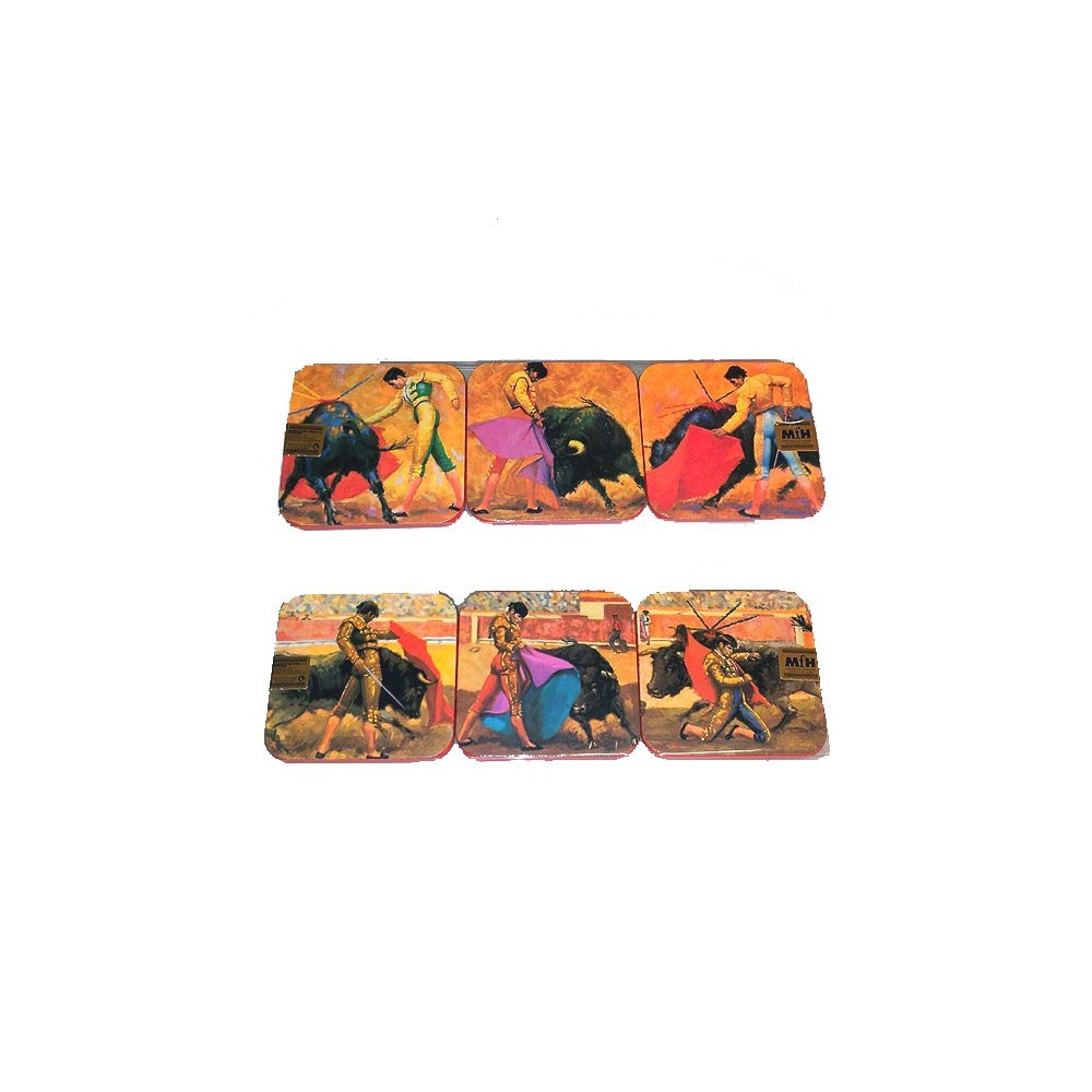 Bullfighting scenes Coasters