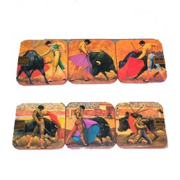 Bullfighting scenes Coasters