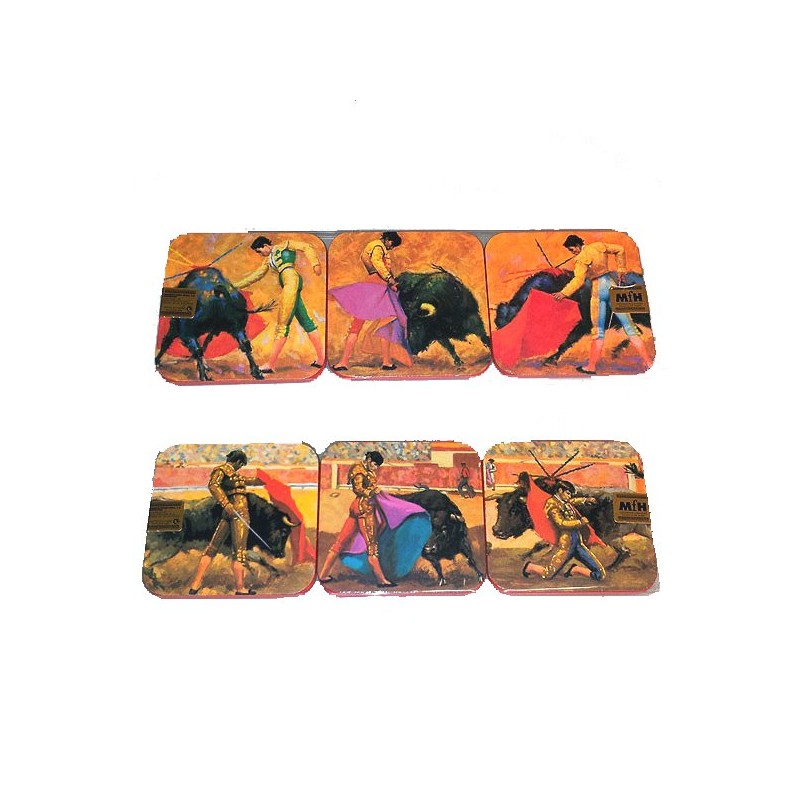 Bullfighting scenes Coasters