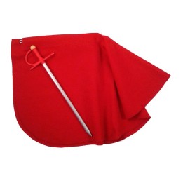 Cape rouge de torero pour enfant et estaquillador