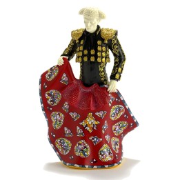 Figura de torero de Nadal de colores – vista 2