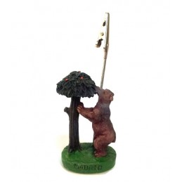 Bear and "madroño" tree clip note