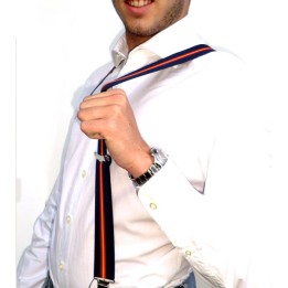 Pants suspender with Spanish flag