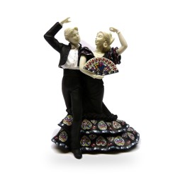 Figura de par de bailaores de flamenco da Nadal – vista 2