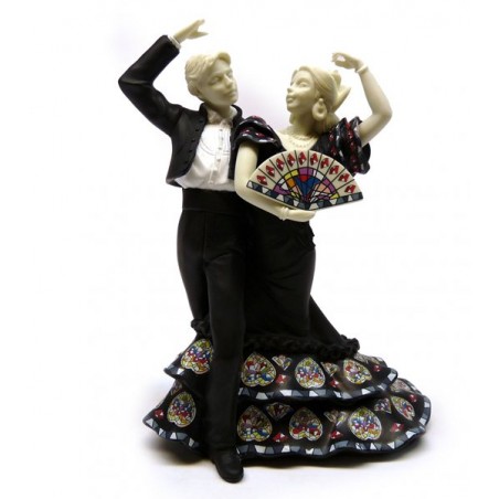 Couple of flamenco dancers from Nadal