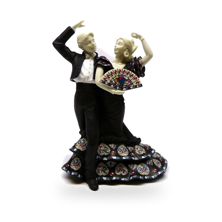Figura de par de bailaores de flamenco da Nadal – vista 2