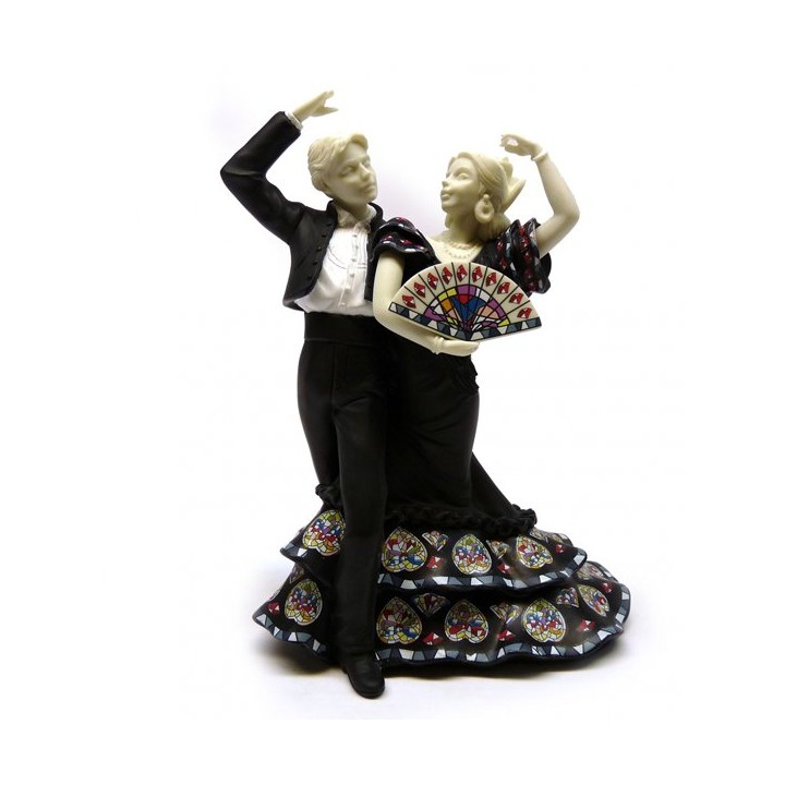 Couple of flamenco dancers from Nadal