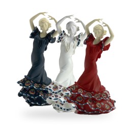 Figur Flamencotänzerin Sevillana von Nadal aus Porzellan