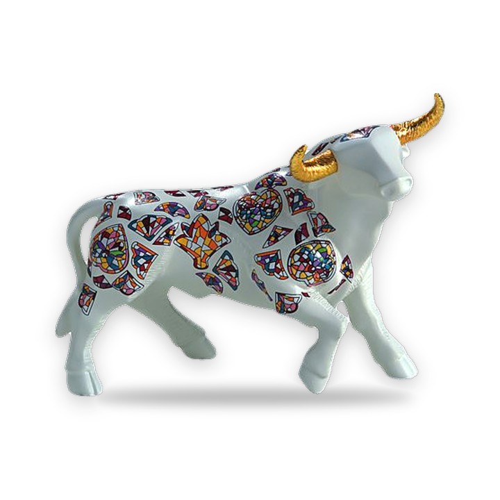 Figura de toro Sirenes de Nadal en porcelana – vista 3