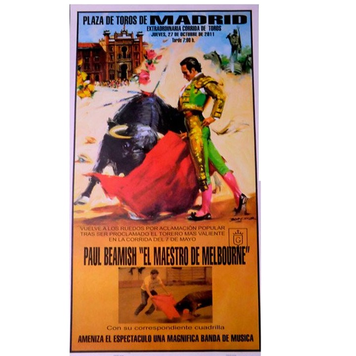 Cartaz taurino personalizado com fotografia – vista 7